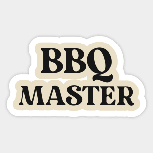 BBQ MASTER Sticker